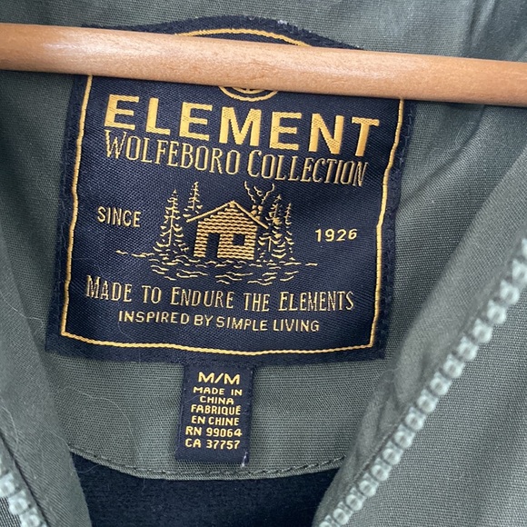 Element Wolfeboro Collection Jacket Olive Green - Picture 2 of 5